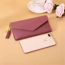 2026 Fashion Women Wallets Simple Zipper Purses Black White Gray Red Long Section Clutch Wallet  Money Bag