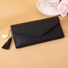 2026 Fashion Women Wallets Simple Zipper Purses Black White Gray Red Long Section Clutch Wallet  Money Bag